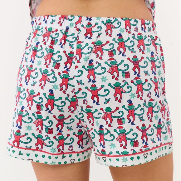 NWT Roller Rabbit Monkey Mas Patchwork Polo Pajama Set - Picture 4 of 4